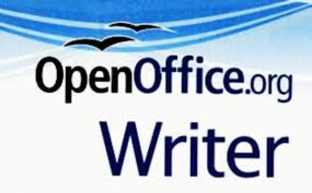 SE CREA EL PROGRAMA, OPEN WRITER