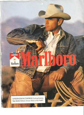The Marlboro man campaign begins