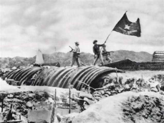 North Vietnamese prevail at Dien Bien Phu