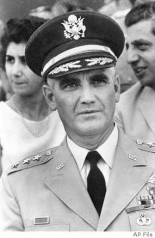 William Westmoreland put in control of U.S. military forces