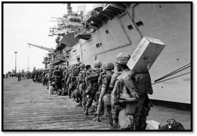 French Troops withdraw