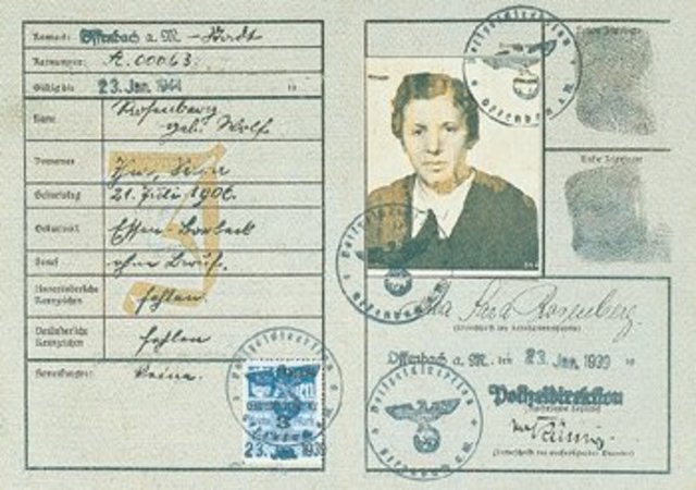 Jewish passports must be stamped with a large red J