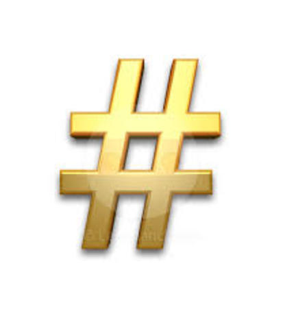 se añadieron los hashtags.