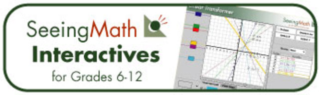 SEEING MATH INTERACTIVES