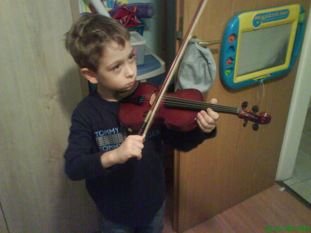 התחלתי ללמוד כינור