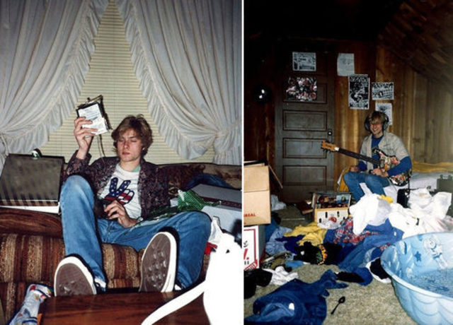 Cobain was more or less normal teenager, in many countries it's normal to party as hard as Cobain did as a youth