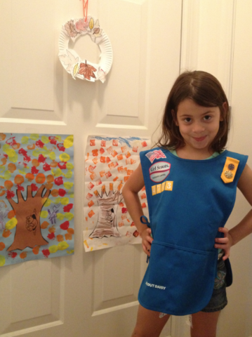Bella joins Girl Scouts