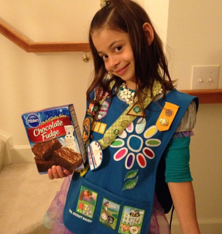 Bella becomes a Brownie