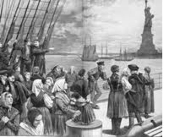 Beginning of British immigration