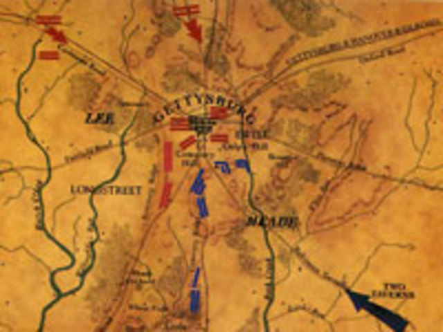 The Battle at Antietam Creek In Maryland