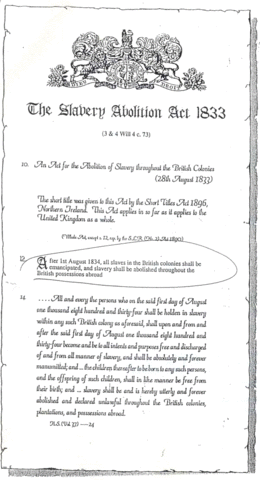 Slavery Abolition Act