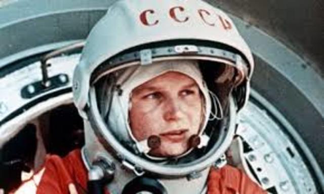 First woman in space