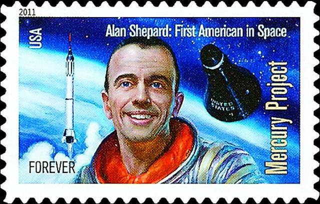 Allen B. Shepard first American in space