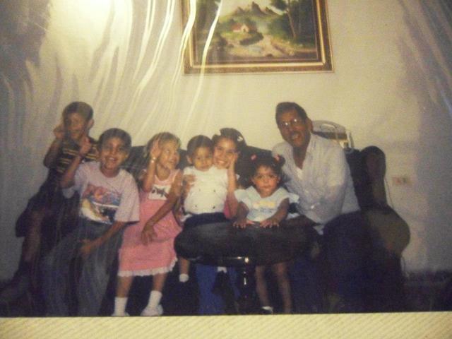 María José pasando tiempo con su familia.