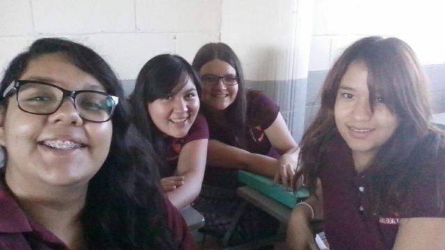 María José cursando su ultimo año en la preparatoria.