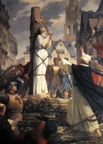 Joan of Arc Burned at the stake