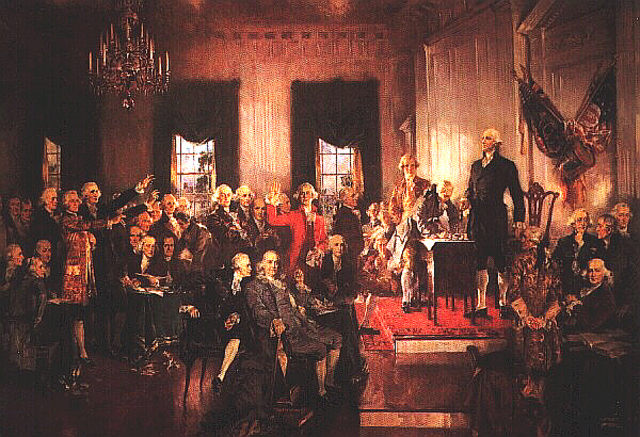 U.S. Constitution is ratified