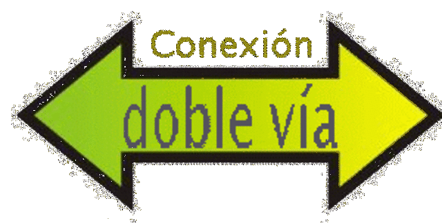 Comunicación doble vía.