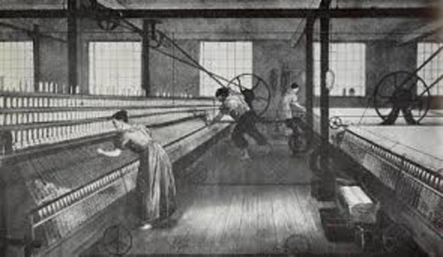 Cotton Mills were first opened in England