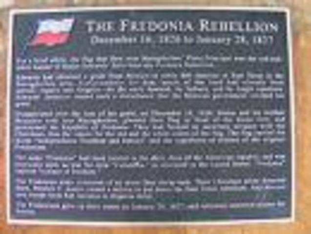 The Fredonian Rebellion