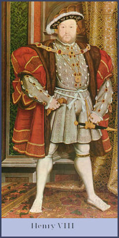 King Henry VIII starts the church of England