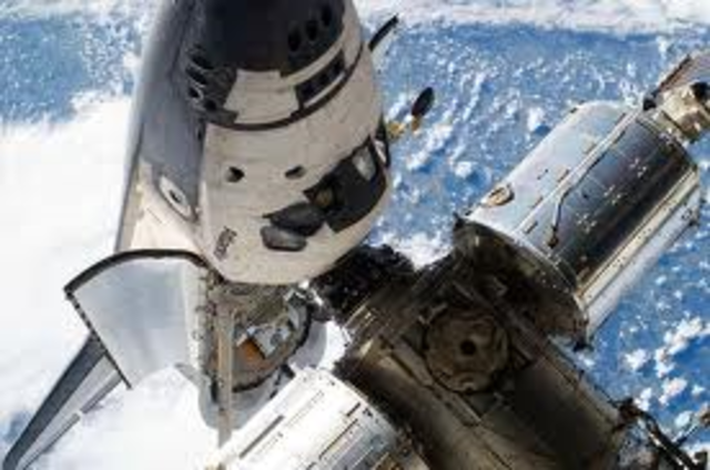 Docking a space shuttle!