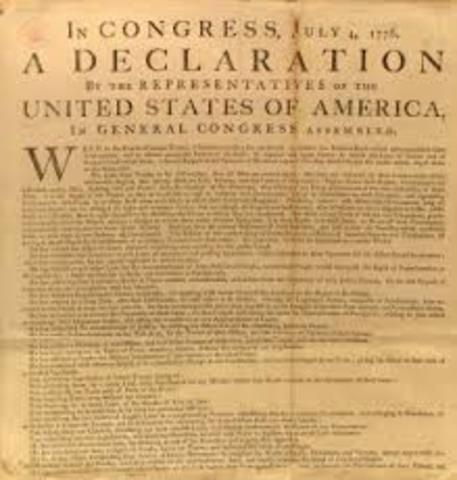 The Declaration of Independence