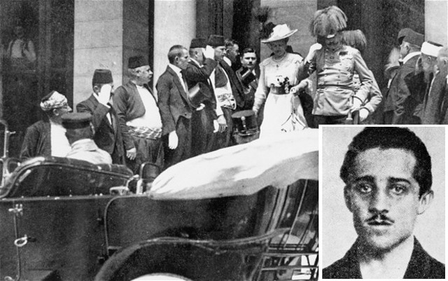 Archduke Franz Ferdinand and Wife assassinated