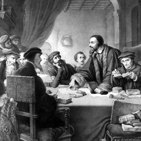 John Calvin sets up a Theocracy in Geneva