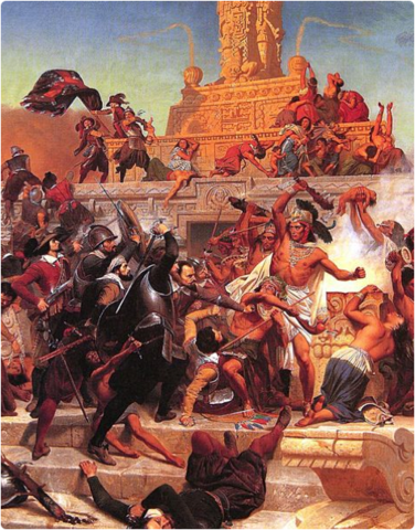 Cortez conquered the Aztecs
