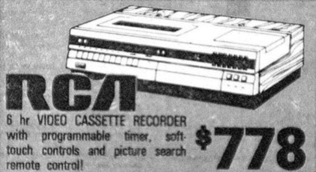 Father purchased early VHS player for our home