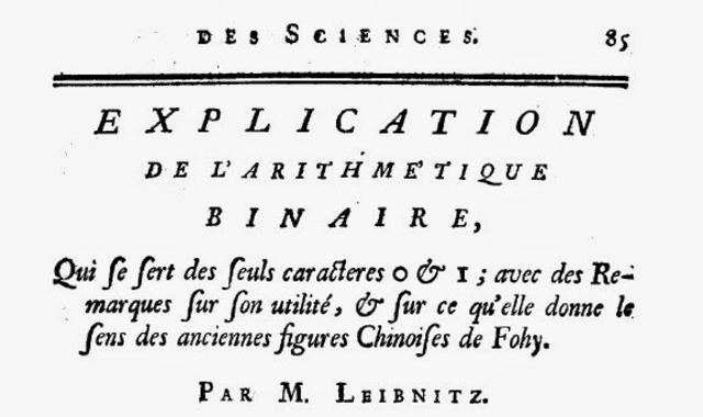 Leibniz e l'aritmetica binaria