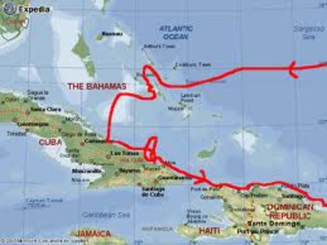 1st voyage of Columbus