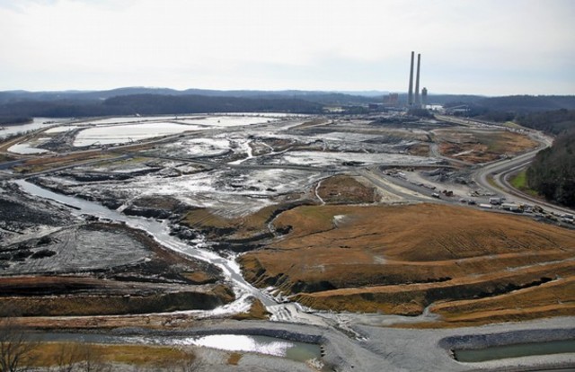 TVA Kingston Fossil Plant Coal Fly Ash Slurry Spill