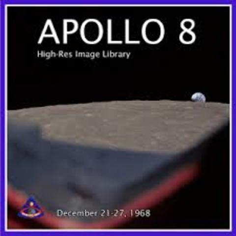 First  Manned Spacecraft to Orbit Moon (Americans)