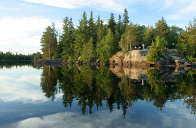 I went to the Boundary Water Canoe Area
