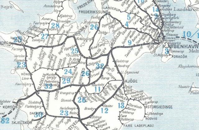 Danmarks første jernbane