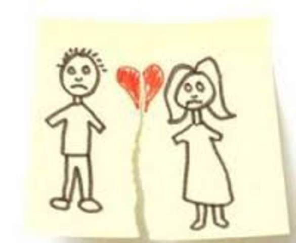 Parents divorce