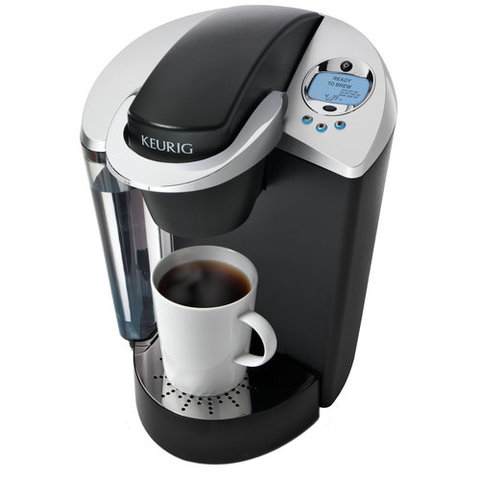 K-cup Coffee Packets and Machine