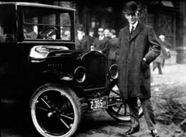 henry ford creats model t ford