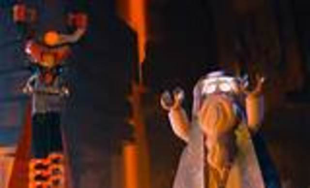 Vitruvius and President Business are fighting