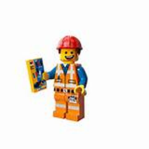 Emmet is just waking up at home and following instuctions.