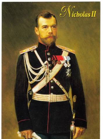 Nicholas II becomes czar of Russia