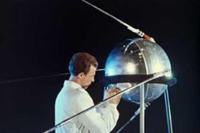 First man made satellite lauch by the soviet