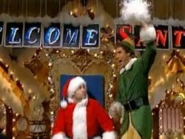 Buddy get's in a fight with an imposer Santa at the store