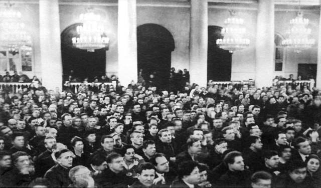 The Social-Democratic Labor Party splits into two groups, Mensheviks and Bolsheviks
