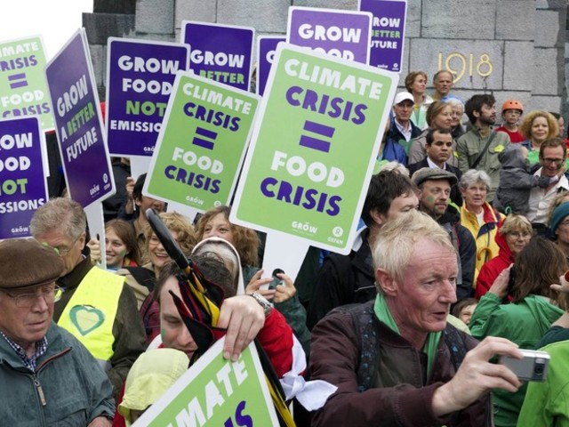 Marchas contra mudanças climáticas