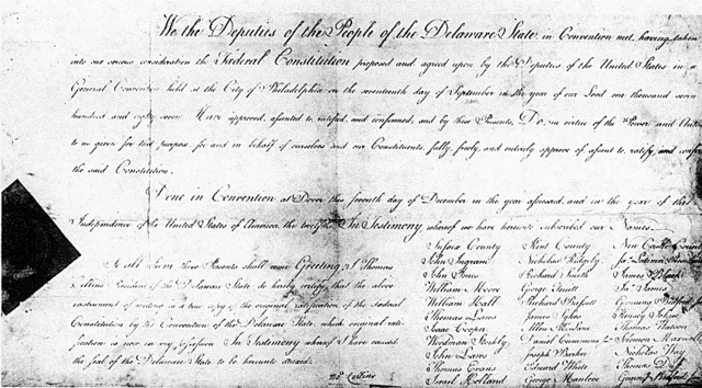 Delaware Ratification