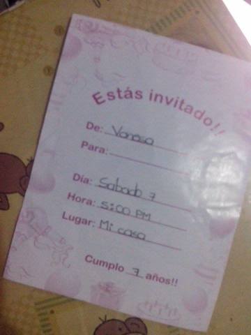 Mi fiesta de 7 años