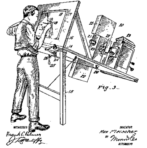 He got patent rotoscope